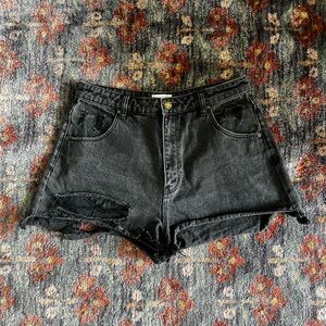 ROLLA'S Dusters Denim Shorts - Black